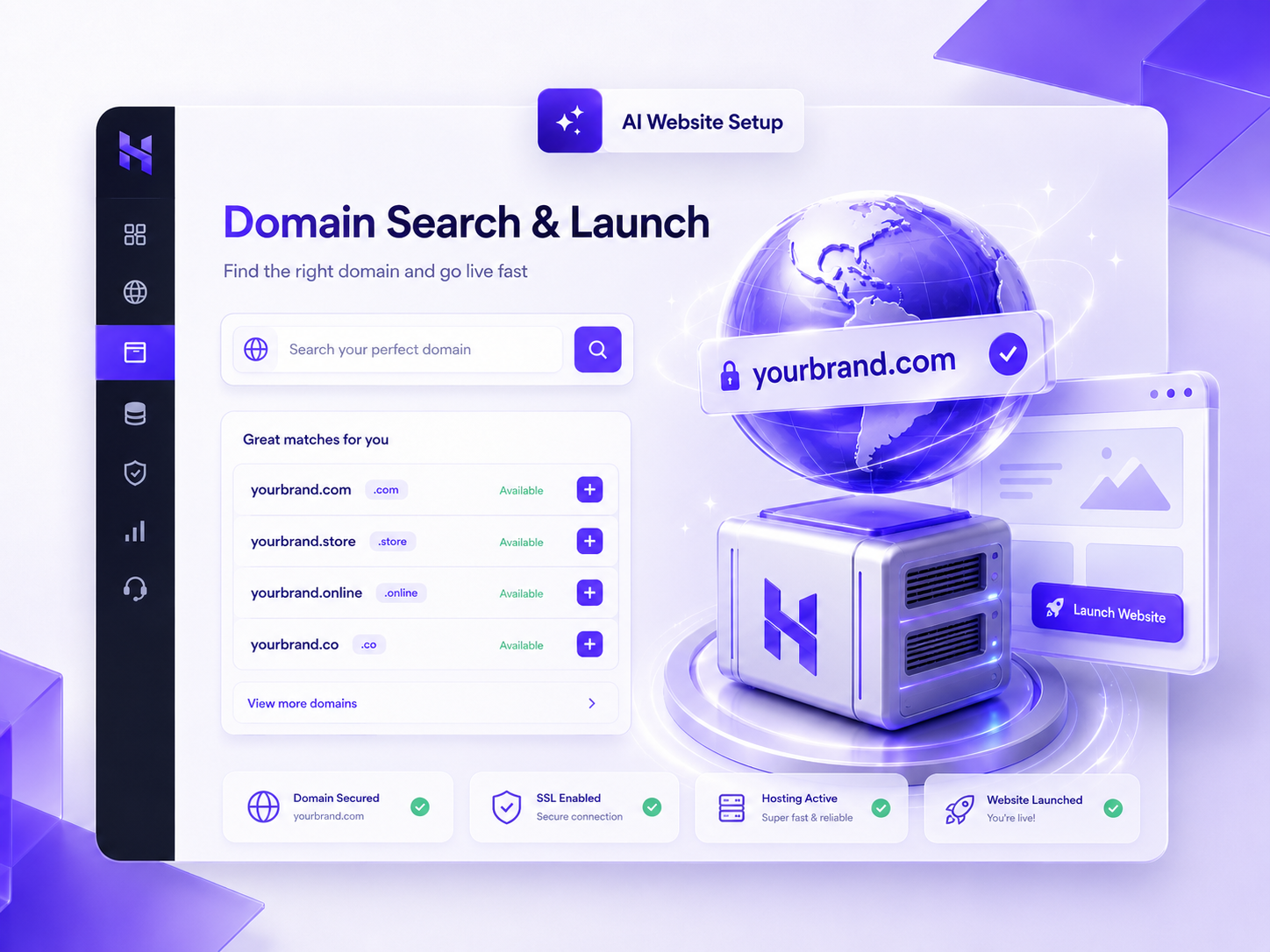 Hosterlo AI Article Writer Dashboard Preview