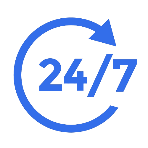 24/7 Support Icon