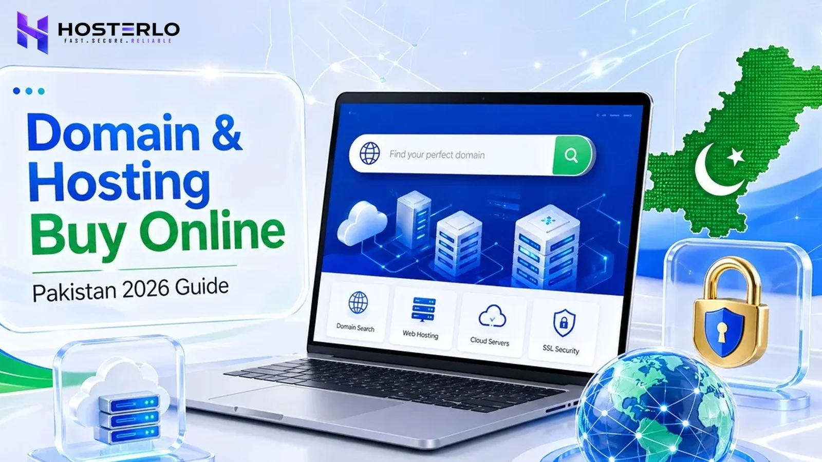 Best Domain and Hosting Buy Online in Pakistan 2026 | Hosterlo Guide